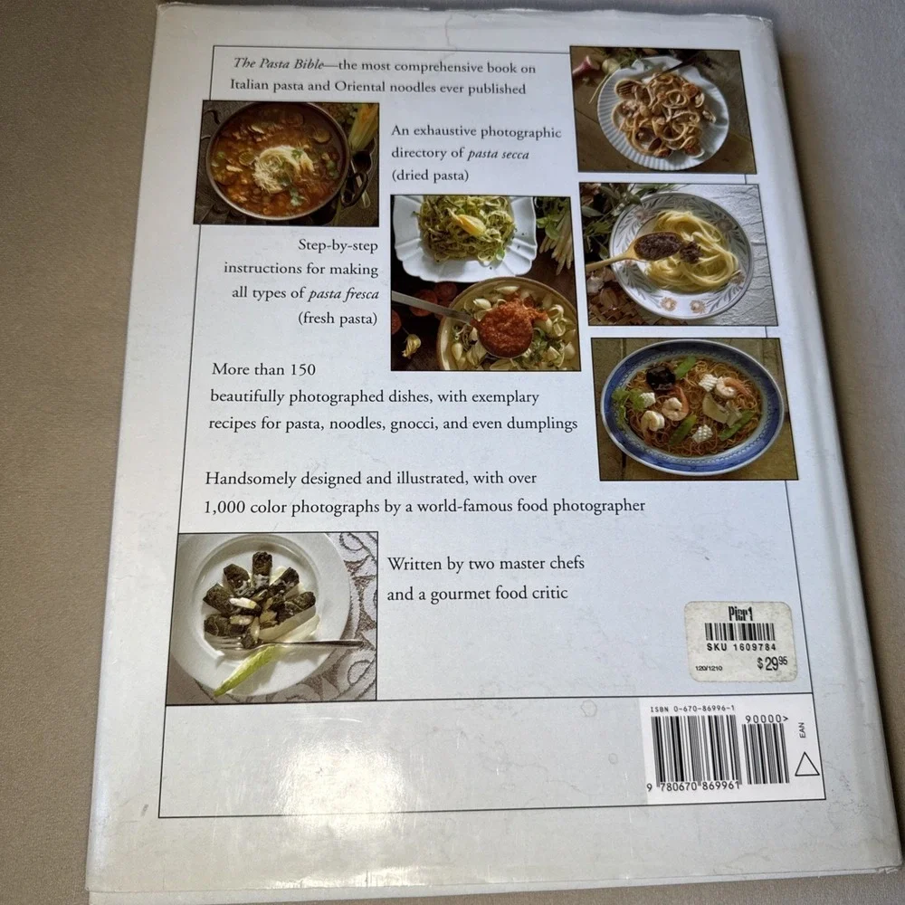 The Pasta Bible - Hardcover By Rizzi, Silvio - GOOD Home‎ Cooking Italian Recipe